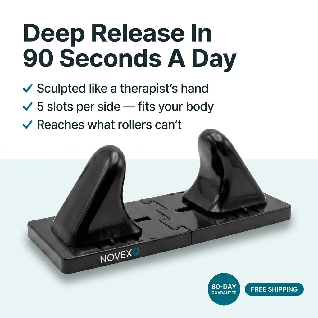 Deep release in 90 seconds a day — 60-day guarantee, free shipping
